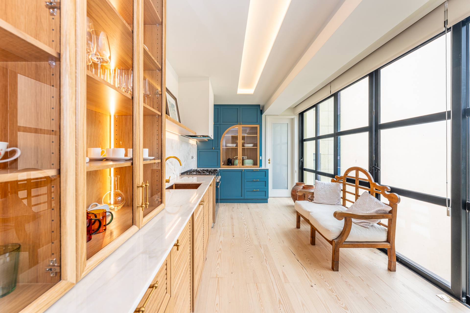 Kitchen — pantry view