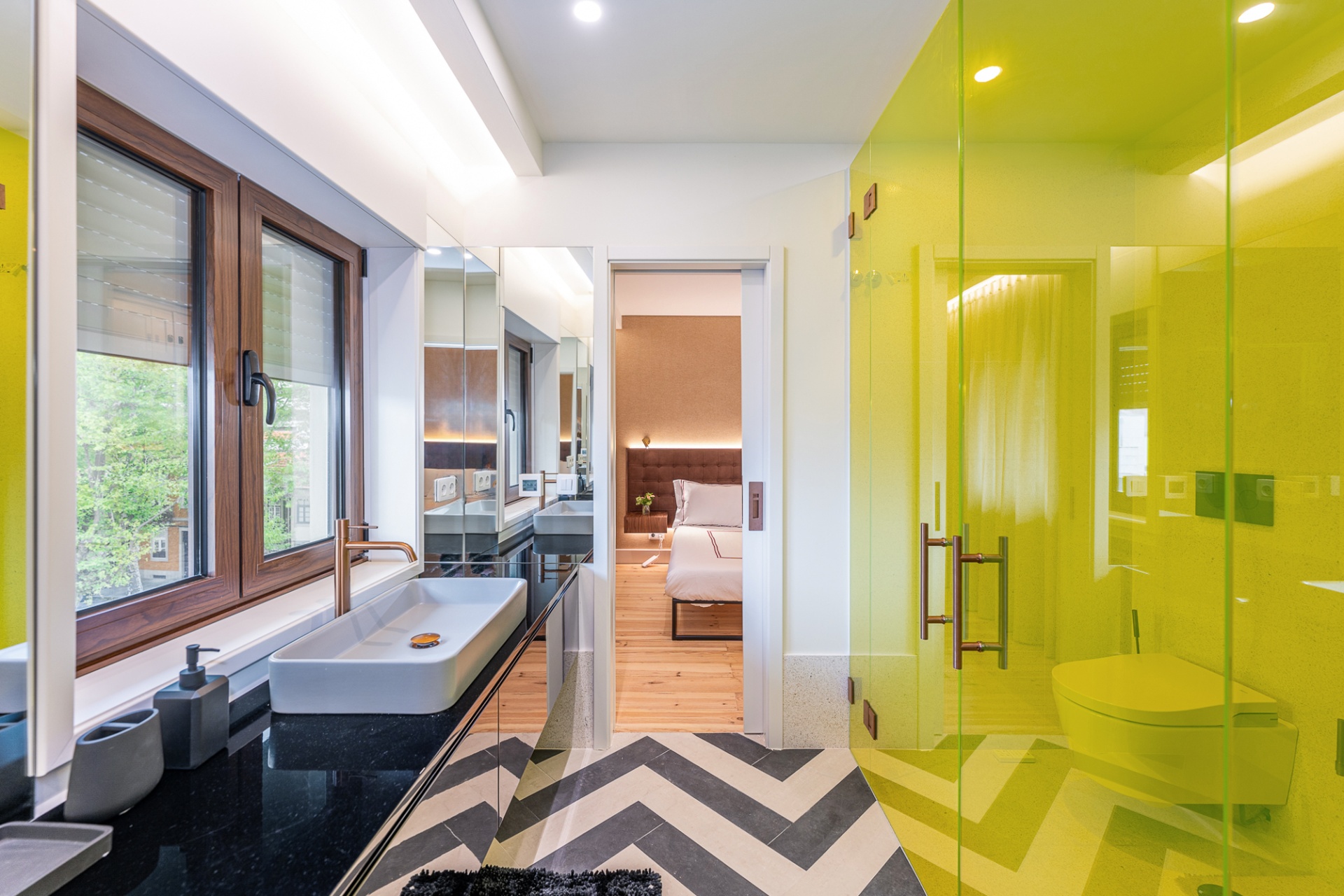Shared bathroom — vanity